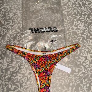 Colorful Floral Bikini Bottom